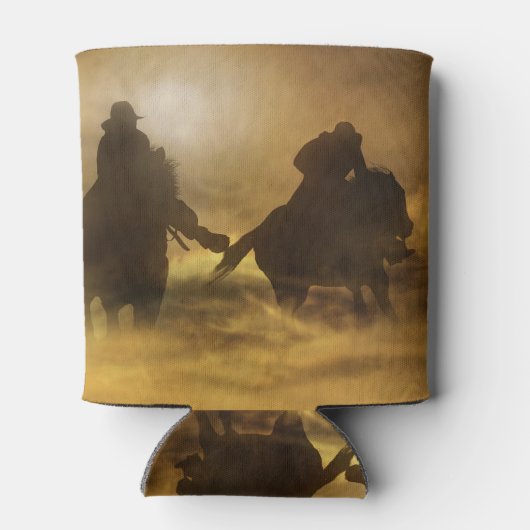 Cowboys Country Western rijden Blikjeskoeler (Achterkant)