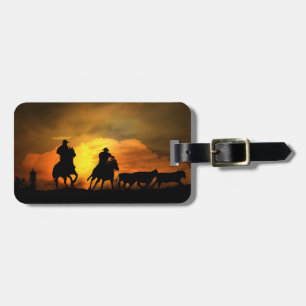 Cowboys Country Westerne Stevers Bagagelabel