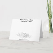 Cowboys - Cowboy Breaking Horse Feestdagen Kaart (Achterkant)