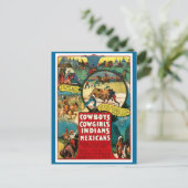 Cowboys, Cowgirl - Briefkaart (Staand voorkant)