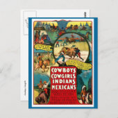 Cowboys, Cowgirl - Briefkaart (Voorkant / Achterkant)