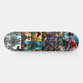 Cowboys Cyborg Comics Persoonlijk Skateboard (Horizontaal)