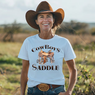 Cowboys Doen Het In Het Zadel T-shirt