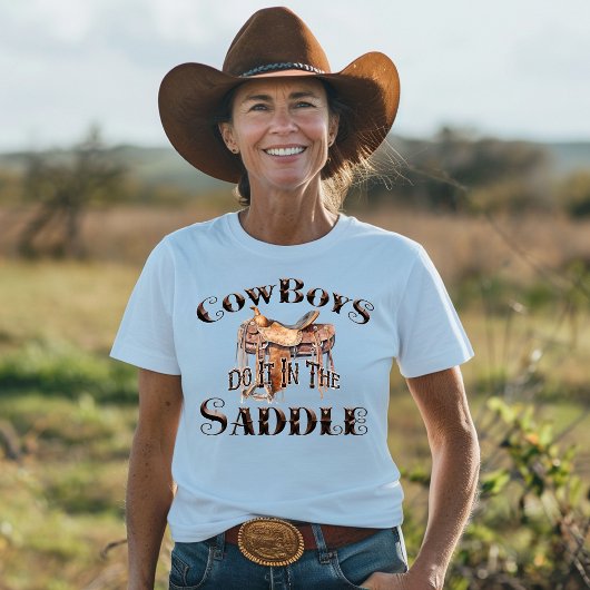 Cowboys Doen Het In Het Zadel T-shirt