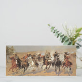  cowboys, een slag voor hout van Remington (Staand voorkant)