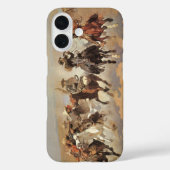  cowboys, een slag voor hout van Remington Case-Mate iPhone Case (Achterkant)