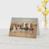  cowboys, een slag voor hout van Remington Kaart (Gele Bloem)