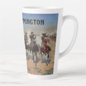  cowboys, een slag voor hout van Remington Latte Mok (Rechts)