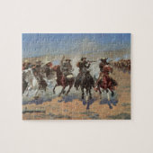  cowboys, een slag voor hout van Remington Legpuzzel (Horizontaal)