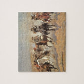  cowboys, een slag voor hout van Remington Legpuzzel (Verticaal)