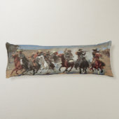  cowboys, een slag voor hout van Remington Lichaamskussen (Achterkant)