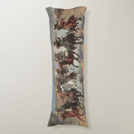  cowboys, een slag voor hout van Remington Lichaamskussen (Voorkant Verticaal)