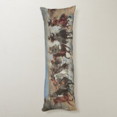  cowboys, een slag voor hout van Remington Lichaamskussen (Achterkant (Verticaal))