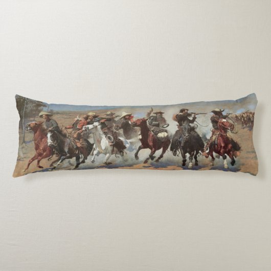  cowboys, een slag voor hout van Remington Lichaamskussen (Voorkant)
