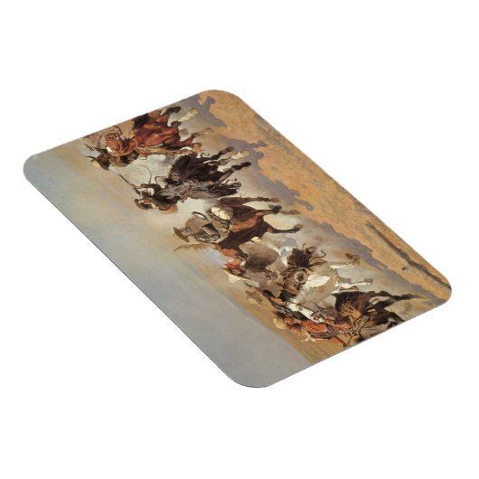  cowboys, een slag voor hout van Remington Magneet (Rechterzijde)