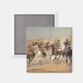  cowboys, een slag voor hout van Remington Magneet (Voorkant / Achterkant)