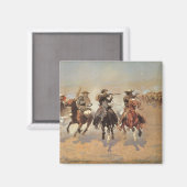  cowboys, een slag voor hout van Remington Magneet (Voorkant / Achterkant)