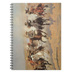 cowboys, een slag voor hout van Remington Notitieboek