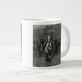 cowboys, een Stampede van Frederic Remington Grote Koffiekop (Voorkant rechts)