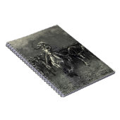 cowboys, een Stampede van Frederic Remington Notitieboek (Rechterzijde)