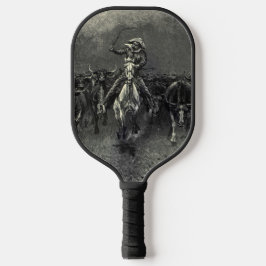  cowboys, een Stampede van Frederic Remington Pickleball Paddle