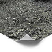  cowboys, een Stampede van Frederic Remington Poster (Hoek)