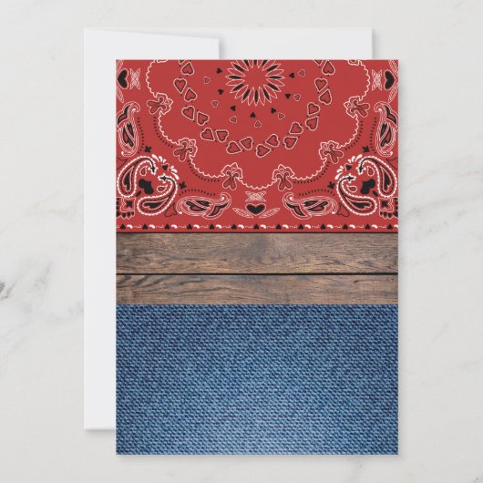 Cowboys en Indianen op uitnodiging (Achterkant)