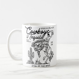 Cowboys En Tequila Texas Paardrijden Country Rod Koffiemok