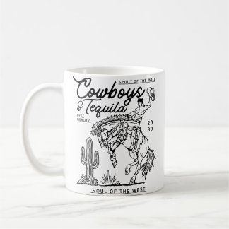 Cowboys En Tequila Texas Paardrijden Country Rod Koffiemok