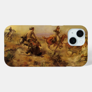 cowboys, geJerkeerd door CM Russell iPhone 15 Case