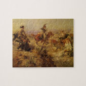  cowboys, geJerkeerd door CM Russell Legpuzzel (Horizontaal)