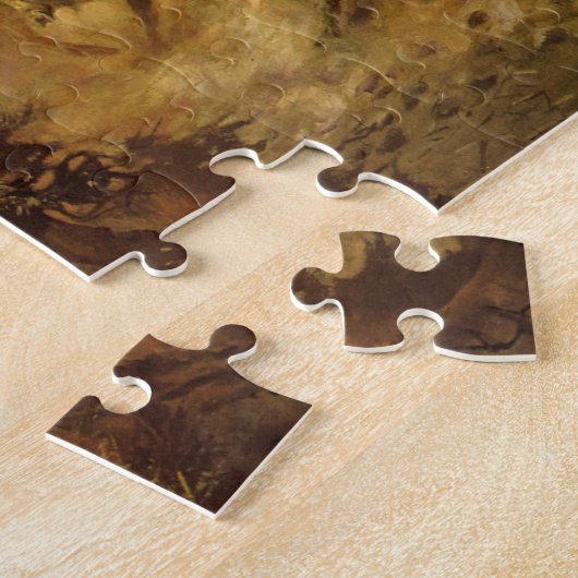  cowboys, geJerkeerd door CM Russell Legpuzzel (Zijkant)