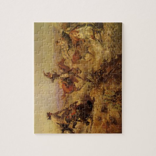  cowboys, geJerkeerd door CM Russell Legpuzzel (Verticaal)