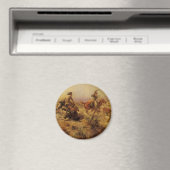  cowboys, geJerkeerd door CM Russell Magneet (Insitu (Vaatwasser))