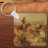  cowboys, geJerkeerd door CM Russell Sleutelhanger (Voorkant)