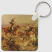  cowboys, geJerkeerd door CM Russell Sleutelhanger (Achterkant)