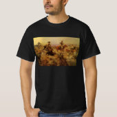  cowboys, geJerkeerd door CM Russell T-shirt (Voorkant)