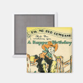 cowboys, Happy Birthday Old Cowhand! Muziek Magneet (Voorkant / Achterkant)