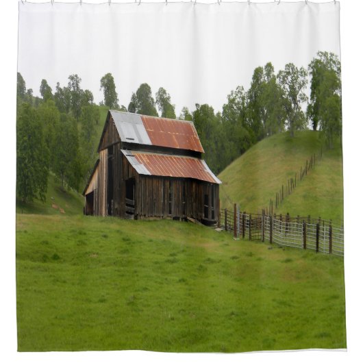 Cowboy's herinneringen.... douchegordijn (Voorkant)