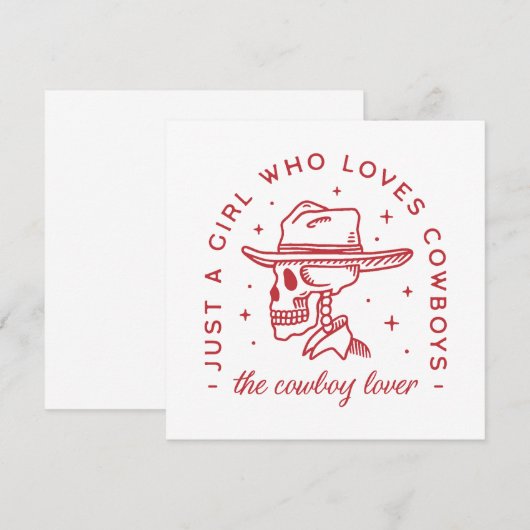 Cowboys houden van cowgirl esthetiek (Voorkant / Achterkant)
