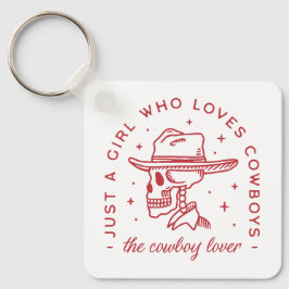 Cowboys houden van cowgirl esthetiek sleutelhanger