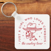 Cowboys houden van cowgirl esthetiek sleutelhanger (Voorkant)