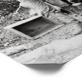 Cowboys in kamp 1890.  foto poster (Hoek)