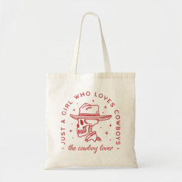 Cowboys liefhebber cowgirl romance esthetiek tote bag