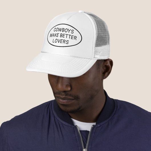 Cowboys maken betere liefhebbers Cowboy Trucker Pet (In situ)