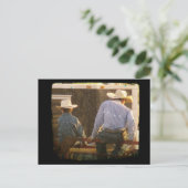 Cowboys on a Rodeo Fence TTV Briefkaart (Staand voorkant)