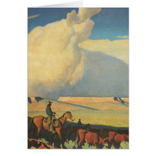  cowboys, open bereik door Maynard Dixon