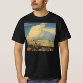  cowboys, open bereik door Maynard Dixon T-shirt (Voorkant)