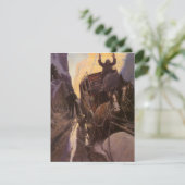  cowboys, opgesloten in Canyon door NC Wyeth (Staand voorkant)