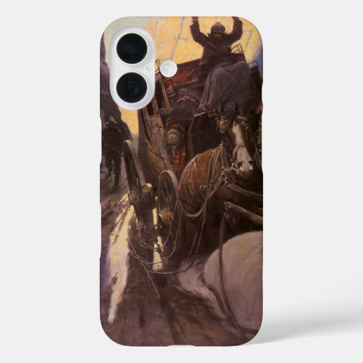  cowboys, opgesloten in Canyon door NC Wyeth Case-Mate iPhone Case (Achterkant)